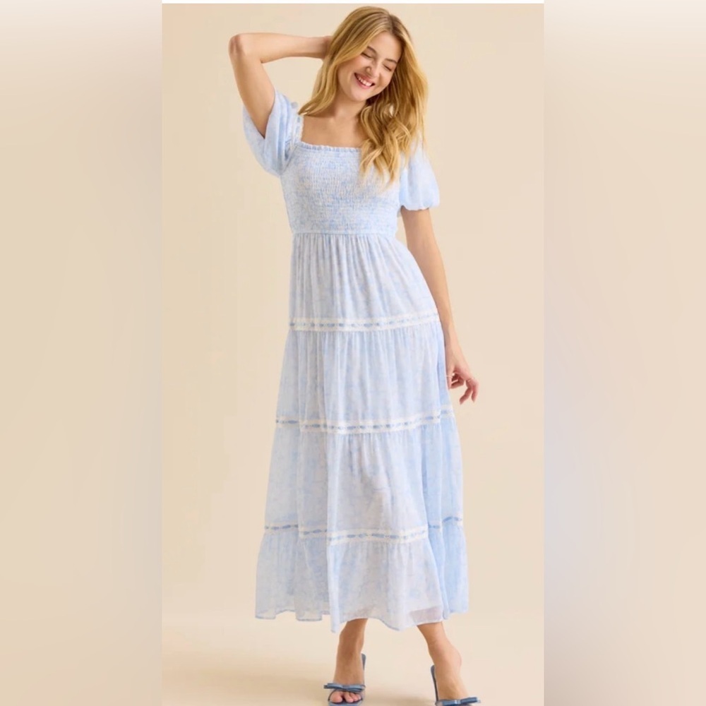 Altar’D State Mandie Floral Maxi Dress M